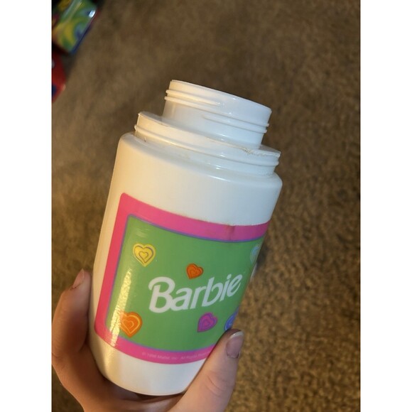 Vintage Barbie Thermos With Lid - 1998 Model 3700 - Mattel Hearts Vintage - Picture 6 of 7